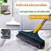 Chổi Chà Sàn Nhà Tắm, Nhà Vệ Sinh 2 in 1 Tích Hợp Cây Gạt Nước Sàn Nhà Vệ Sinh Và Lau Kính - Chổi Quét Sàn Đa Năng