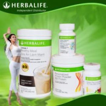 Herbalife - Bộ giảm cân nâng cao bao gồm 4 sản phẩm (F1, PPP, F2, Trà)