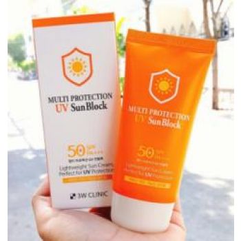 Kem chống nắng - Multi Protection UV Sun Block Spf 50 - 3W CLINIC