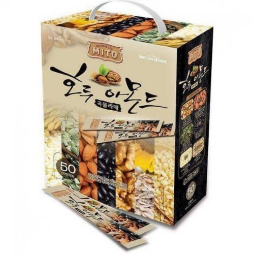 Bột sữa ngũ cốc hạnh nhân óc chó Mito Hàn Quốc hộp 50 gói